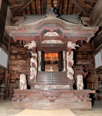 写真　下新堀久伊豆神社本殿