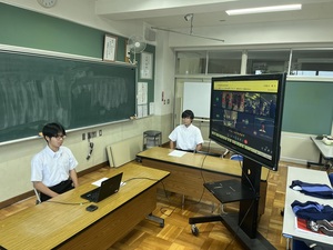 鷲宮東中学校での実施風景1